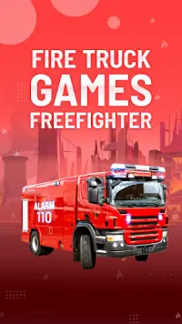 Fire Truck Games - Firefigther Screen Shot 0