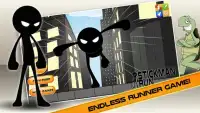 StickMan Run : Defensa City ! Screen Shot 5