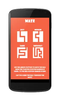 Maze Game Screen Shot 0