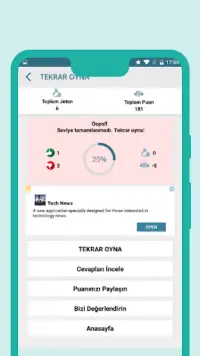Online Bil Kazan - Soru Çöz Screen Shot 4