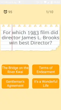 Movie Film Trivia Quiz Game Screen Shot 3