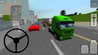 คนขับรถบรรทุก 3D: เมือง Screen Shot 0