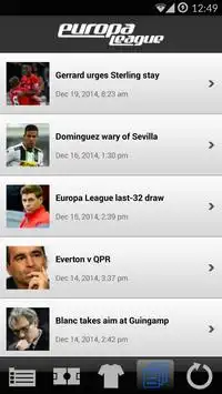 LiveScore Europa League Screen Shot 4