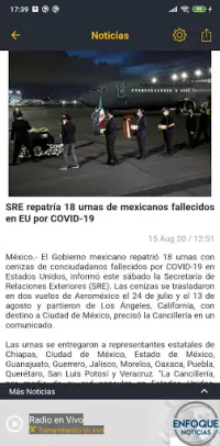 Enfoque Noticias Screen Shot 2