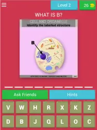 Anatomy Online Quiz: Cell and  Screen Shot 14
