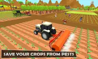 เครื่องคราดหญ้า Farming Harvester 3: Fields Simula Screen Shot 0