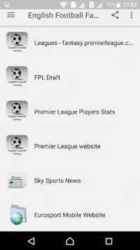 EPL Fantasy news, tips and scores Screen Shot 0