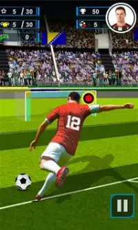 Finger Flick Soccer : Free Screen Shot 0