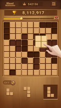 Bloque Sudoku-Puzzle de madera Screen Shot 5