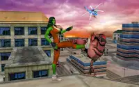Super Bulk Girl Warrior: Multi Monster heroes Screen Shot 10