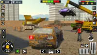 Car Crusher Excavator Games 3d Screen Shot 1
