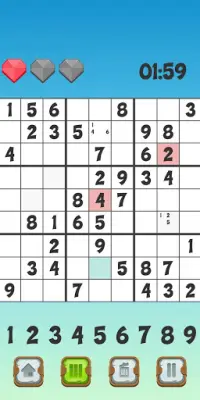 Sudoku puzzles. Free and offline Sudoku app Screen Shot 2