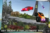 Free Fall Jungle Mega Car Ramps 3D Stunts Screen Shot 7