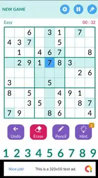 Ultimate Sudoku Free - Top Brain Game Screen Shot 2