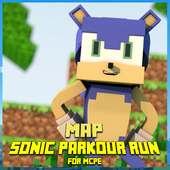 Map Sonic Parkour Run for MCPE