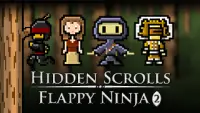 Hidden Scrolls Flappy Ninja 2 Screen Shot 0
