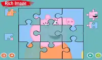 Juego para niños Pepa y Piggy Jigsaw Puzzle Screen Shot 2