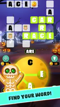 Word Cookie : Spooky WordCross Screen Shot 1