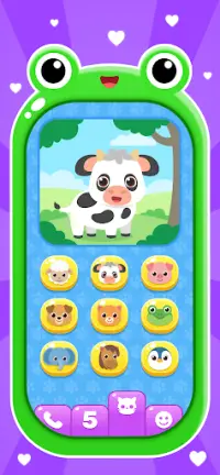बेबी फोन - बच्चों के लिए खेल Screen Shot 5