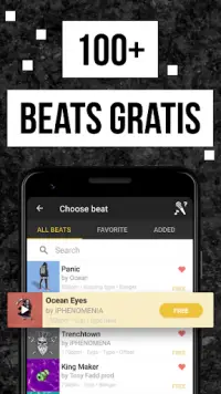Rap Fame - Studio Rap con beat Screen Shot 0