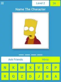The Simpsons : Character Guess Screen Shot 14