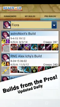 Ready Up for League of Legends - Builds & Stats Screen Shot 0