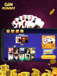 Gin Rummy Poker Screen Shot 3