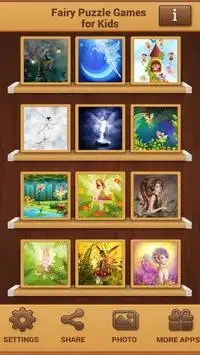 Fairy Puzzle Games for Kids Screen Shot 1