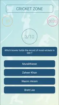 Cricket Quiz Screen Shot 2