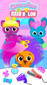 Cute & Tiny Hair Salon - Baby Pets Get Makeovers Screen Shot 0