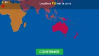MapGeo- jeu  pays et capitales sur la carte quiz Screen Shot 4