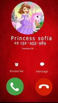 Fack Call From Princess Sofia Screen Shot 1