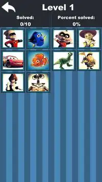 Adivina el Personaje de Disney Pixar Quiz Screen Shot 3