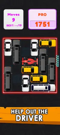 Unblock Puzzle Car Moving Game Screen Shot 0