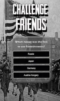 WW1 History Knowledge Quiz Screen Shot 1