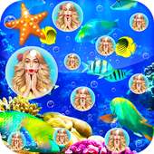 Bubble Photo Live Wallpaper With Aquarium