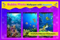 Bubble Photo Live Wallpaper With Aquarium Screen Shot 2