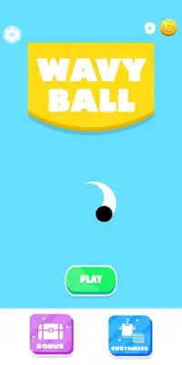 Wavy Ball: Endless casual game Screen Shot 0