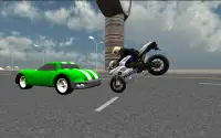 Polisi 3D sepeda mengemudi Screen Shot 1