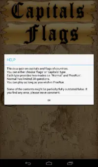 Capitals and Flags Quiz Screen Shot 8