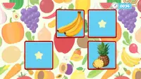 Jogo de Correspondência de Memória Frutas, Flores Screen Shot 2