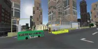 المدينة الفاخرة حافلة وقوف السيارات محاكي 3D Screen Shot 3