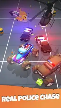 Monster Truck vs Cops Screen Shot 0