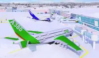 Snow Cargo Jet Landing 3D Screen Shot 11