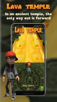 Lava Temple - A Jumping Game Screen Shot 0