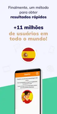 Aprender espanhol rápido: curso de espanhol Screen Shot 0