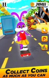 Bunny Runner: Subway Easter Bunny Run Screen Shot 9
