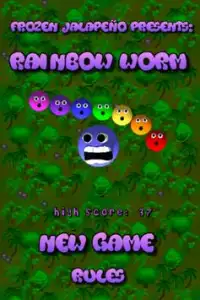 Rainbow worm Screen Shot 1