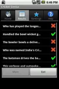 Cricket Genius Screen Shot 4