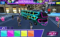 파티 버스 시뮬레이터 2015 II Screen Shot 1